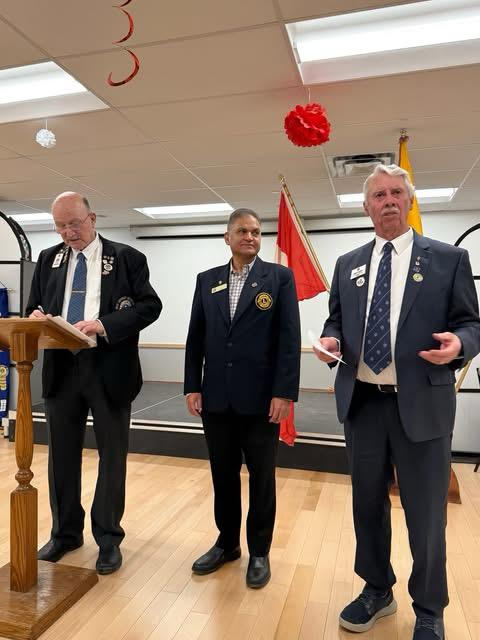 Charitable cheque presentation at Cheque Night 2025