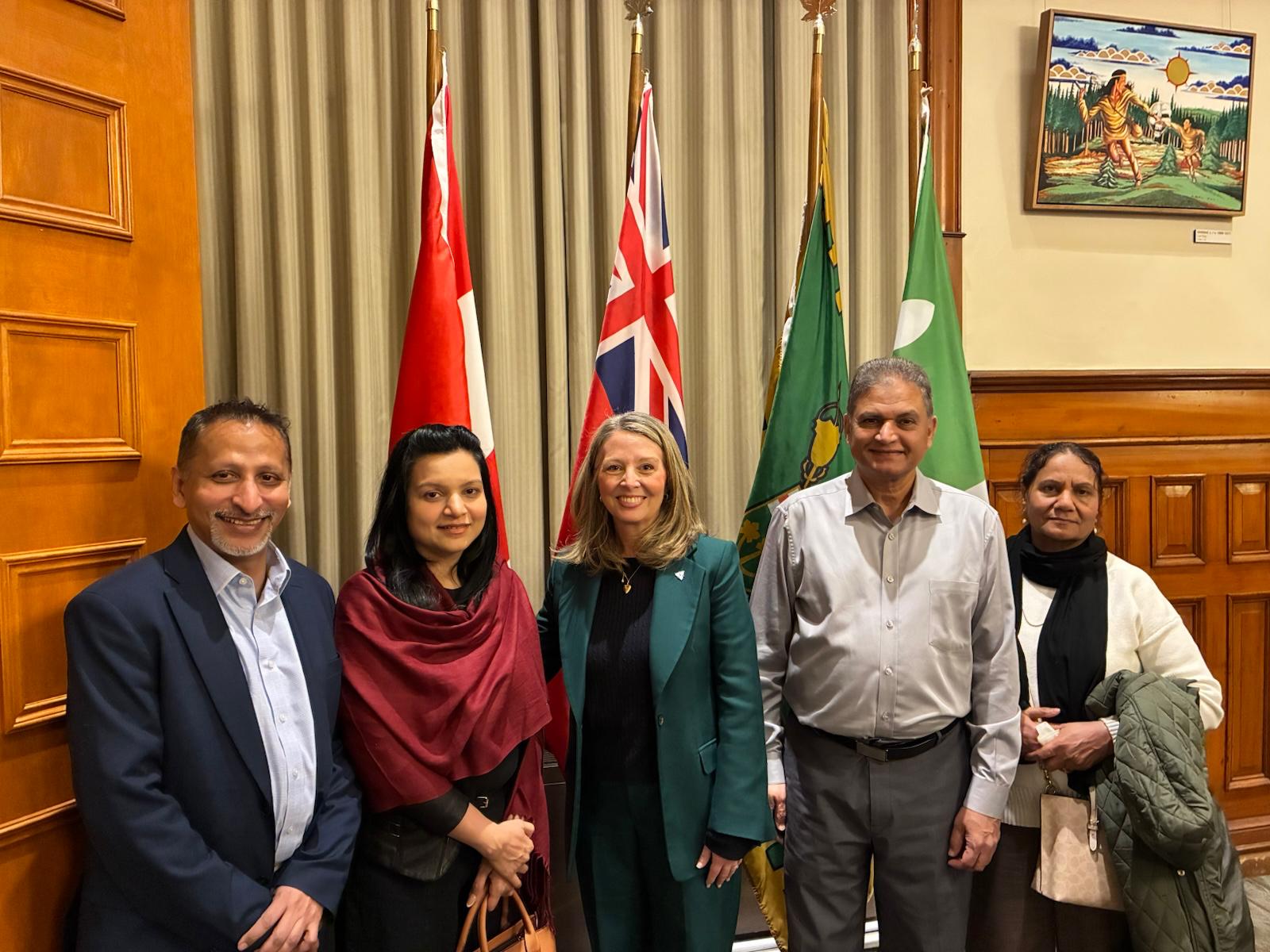MCC Lions Club members at the Eid Milan party at Parliament